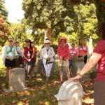 Graduates across the generations enjoyed popular Alumni College events, including 'An Exploration of the City Cemetery,' led by Professor of Historic Preservation Andrea Livi Smith. Photo by Karen Pearlman.