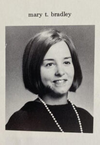 Mary T. Bradley MacPherson, as a junior at Mary Washington, in the Battlefield Yearbook. Photo courtesy of UMW Special Collections and University Archives. 