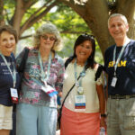 2024's Reunion Weekend celebrates classes ending in 4 and 9, yet all are welcome to take part in parties and picnics, campus tours, lectures, family fun, class photos, arts and cultural events, beverage tastings, trips to downtown Fredericksburg and Carl’s for ice cream, and much more. Photo by Karen Pearlman.