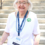 A proud alumna of the Class of 1949, Betty Fischer Gore celebrated her 75th reunion. Photo by Karen Pearlman.