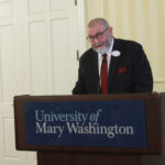 Great Lives Director Scott Harris '83 announced the 22nd season of the William B. Crawley Great Lives Lecture Series. Photo by Karen Pearlman.