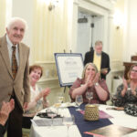 Distinguished Professor Emeritus Bulent Atalay (standing) will present 'Da Vinci, Shakespeare, Newton, Beethoven, and Einstein' on Feb. 25, 2025. Photo by Karen Pearlman.