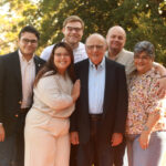 Michael Gilchrist '20, Laura Gilchrist March '17, George March, E. Castro, Craig Gilchrist, and Laura Castro-Gilchrist. Photo by Karen Pearlman Photography.