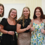 2024 graduates pose for a photo together during the Senior Toast. Photo by Karen Pearlman.