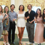 2024 graduates pose for one last photo before celebrating the rest of their Commencement weekend. Photo by Karen Pearlman.