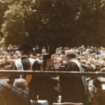 Amanda Bruch McNeil at her Mary Washington Commencement ceremony in 1980. Photo courtesy of Amanda Bruch McNeil.