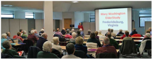 Mary Washington ElderStudy, now in its 30th year, kicks off its new season of exciting lectures, book discussions, gallery tours, performances and social engagements in August.