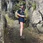 Kylie Jackson '24 on a faculty-led trip to the Galápagos Islands. Receiving the Sally Brannan Hurt '92 Study Abroad Scholarship in Biology made the trip possible for her, Kylie said. Photo courtesy of Kylie Jackson.