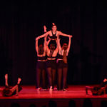 Madeline is lifted by her fellow Performing Arts Company dancers in 'Heaven is Here,' a piece choreographed by Gabby Lyon '25, in fall 2023. Photo by Chenin Gruber.