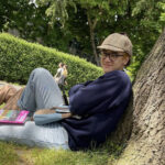 UMW senior Nathaniel Huff received the Beyond the Classroom Education Abroad Scholarship to go on the UMW Theatre in London trip last summer. Alumna Mary T. Bradley MacPherson ’71 has sponsored a challenge, which will unlock $10,000 for study abroad if 200 gifts are made to Beyond the Classroom in the month of November. Photo courtesy of Nathaniel Huff.