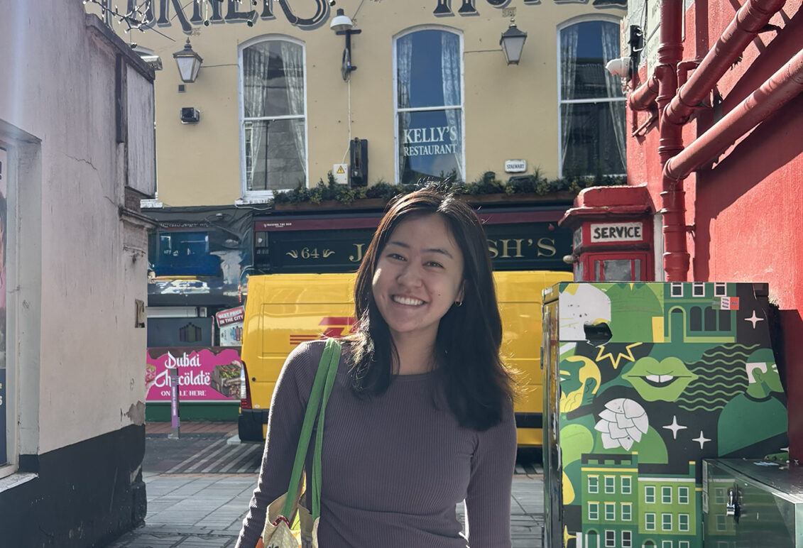 Mallory near the city center of Cork, Ireland, right outside of the English market.