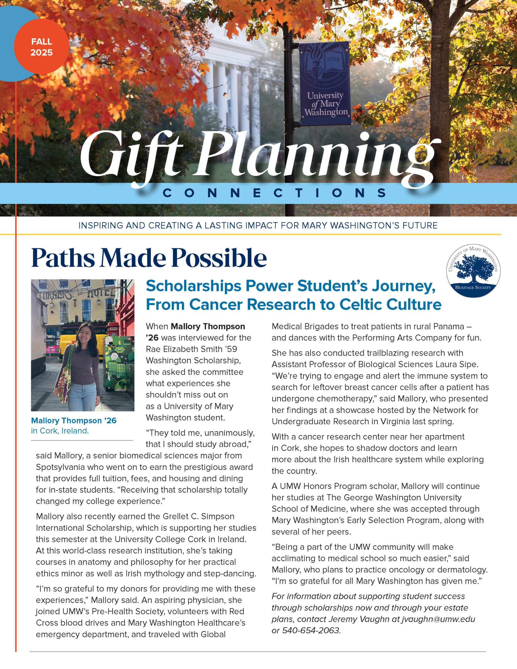 Gift Planning Connections, Fall 2025
